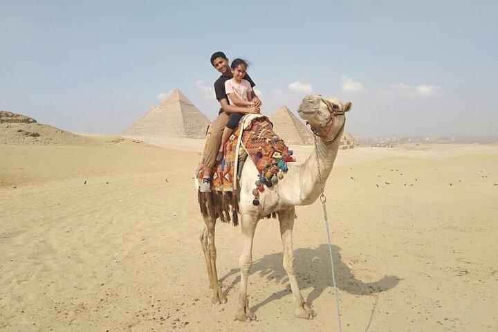 Giza pyramids & Sphinx with Nile Boat Felucca ride private tour