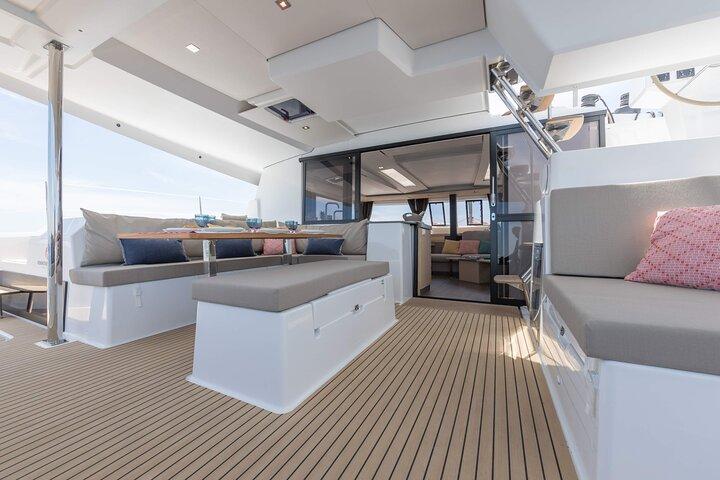 Private 5-Hour Cruise on Brand-New Luxury Catamaran in Mykonos