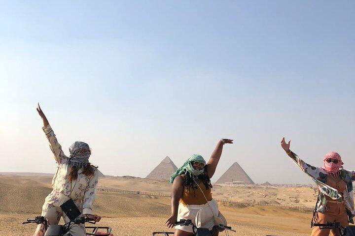4-Hours Private tour Giza pyramids ,Sphinx ,Quad ATV & Camel Ride