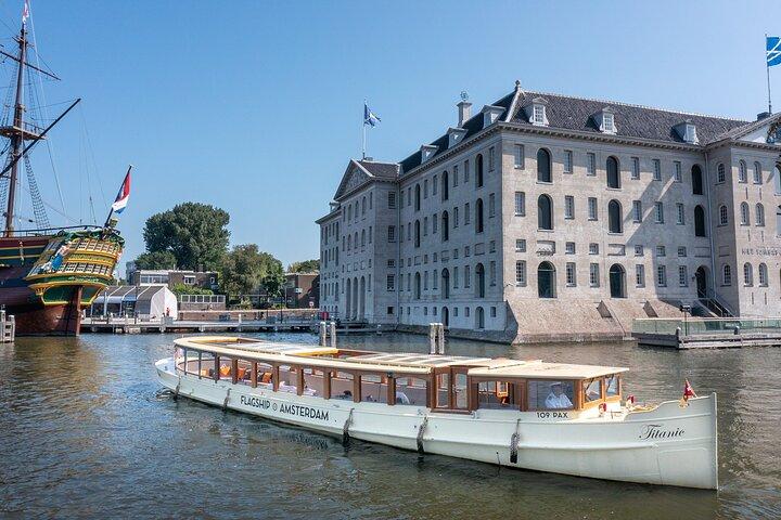 Amsterdam Historic Tour On Classic Saloon Boat