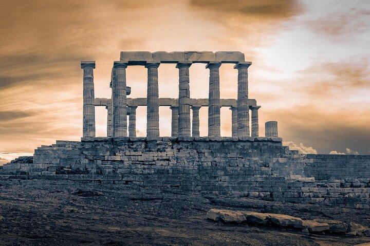 Sunset Private Tour to Cape Sounio, Temple of Poseidon