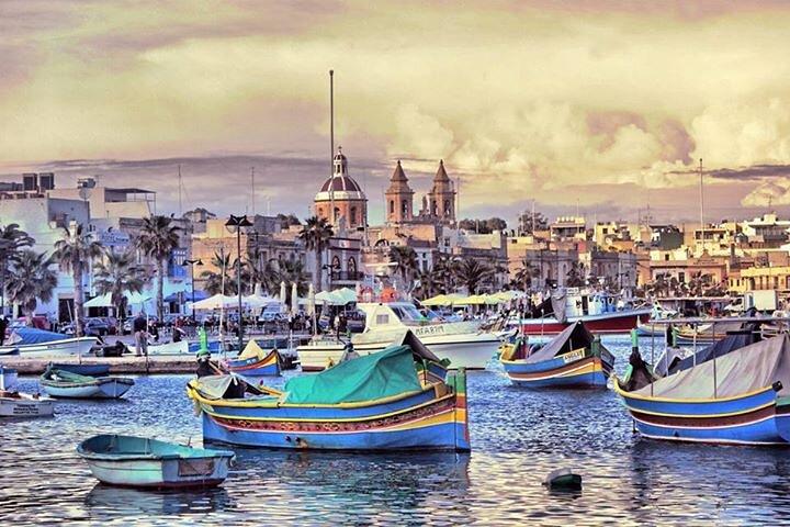 Blue Grotto and Sunday Market at Marsaxlokk Fishing Village Tour