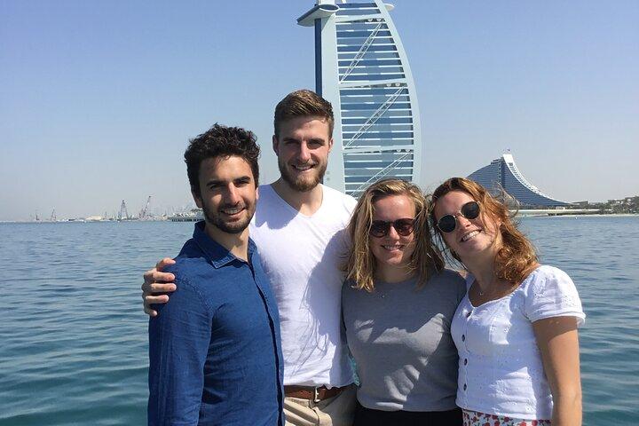 45-Min Speedboat Tour: Burj Al Arab, Burj Khalifa & Ice Cream!