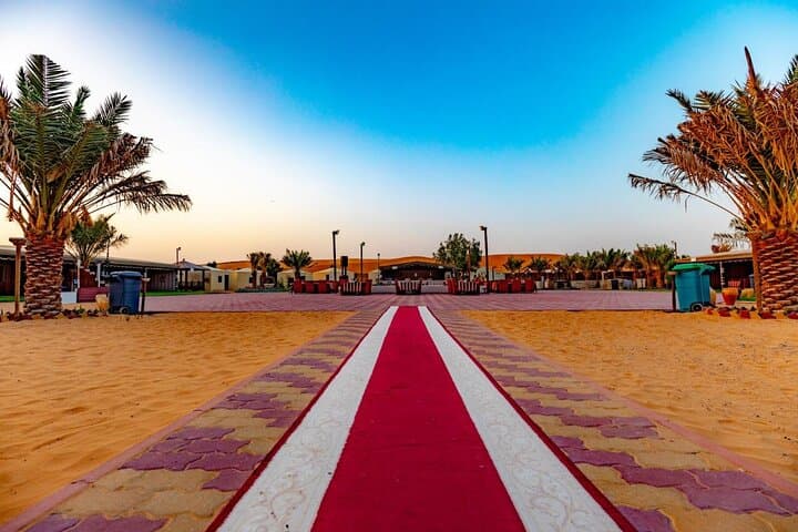 Dubai evening desert safari and camp with dinner