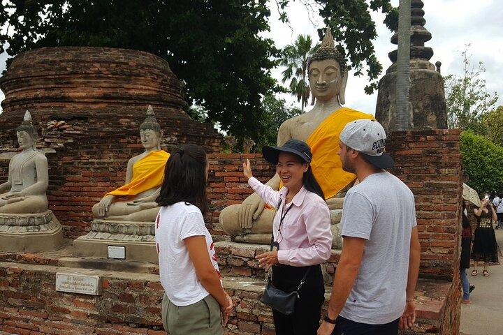 Ayutthaya Sunset Boat & UNESCO Temples: Multi-language private tour from Bangkok