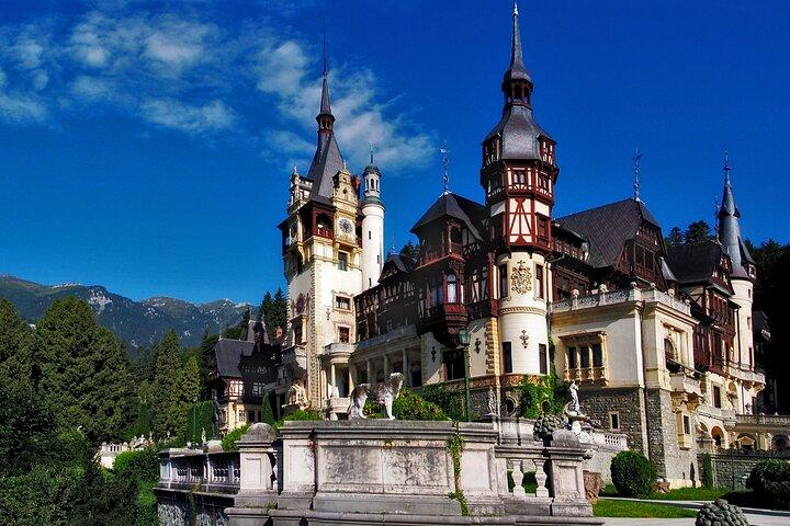 From Bucharest: Dracula's Castle, Peles Castle and Brasov Old Town Full Day Tour