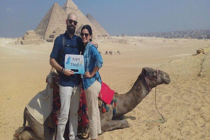 Tour to Giza Pyramids, The National Museum Of Egyptian Civilization & Bazzar