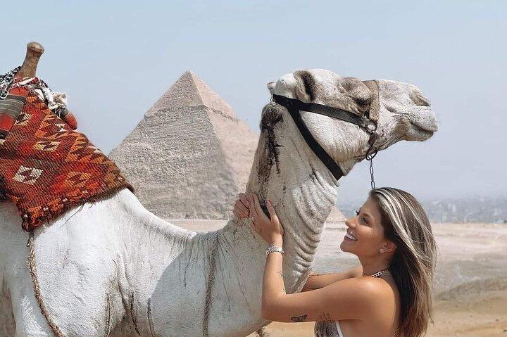 Full Day Tour at Giza Pyramids, Egyptian Museum and Old Coptic Cairo