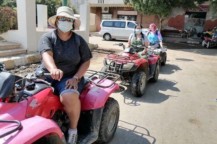 Quad bike ATV and Camel-Riding Around the Gate of Giza Pyramids