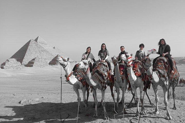 Full DAY TOUR TO GIZA PYRAMIDS WITH CAMEL RIDE AND EGYPTIAN MUSEUM IN CAIRO