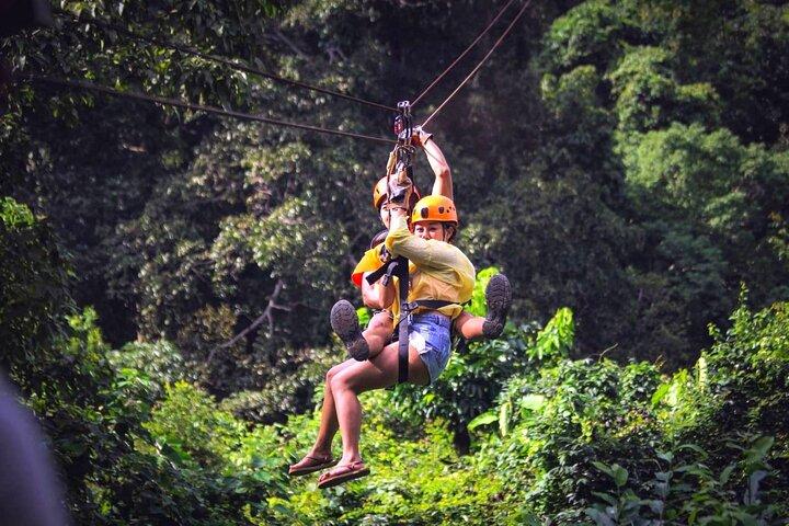 Zipline & Coffee with Waterfall Views in Koh Samui