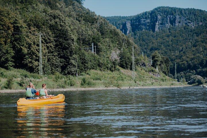 Bike Rental and Canoeing on the Elbe River from Bad Schandau to Děčín