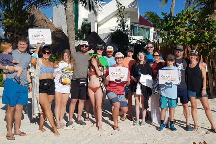 Snorkeling tour Express in Cancun with Certified Guide