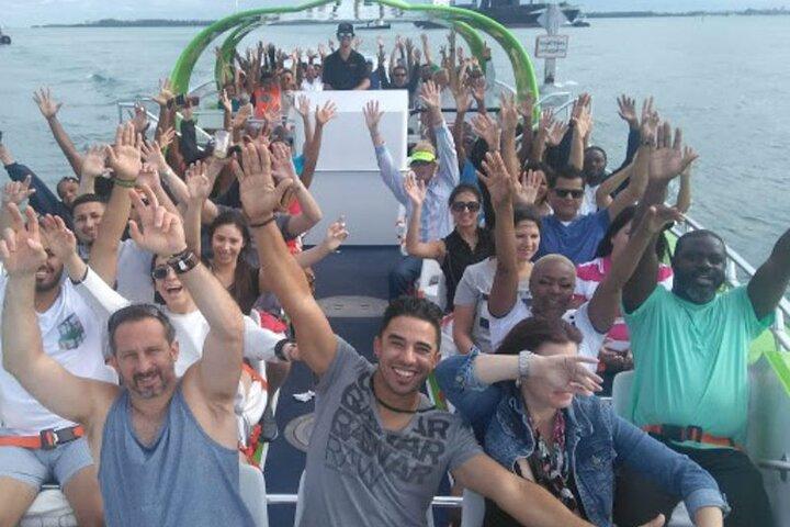 Speed Boat on Biscayne Bay and Double Decker tour