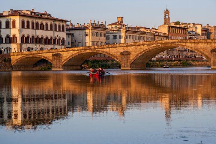 Soft Rafting in Florence under the Pontevecchio Arches