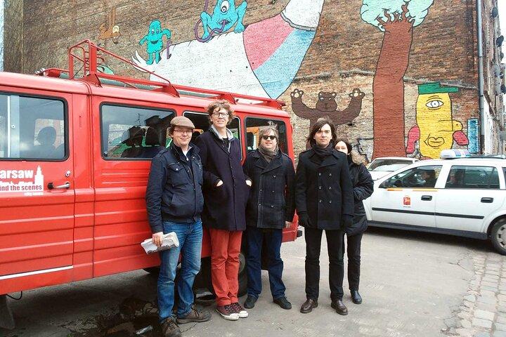 Private Warsaw City Tour by Retro Minibus with Hotel Pickup