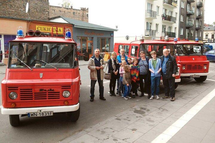 Private Warsaw City Tour by Retro Minibus with Hotel Pickup