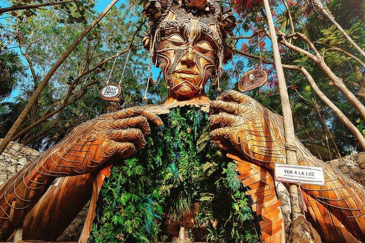 Tulum Ruins 4 Cenotes & Giant Sculpture