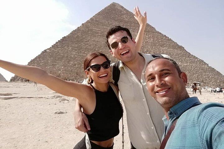 Giza Pyramids & Felucca Boat ride on Nile River Private Tour