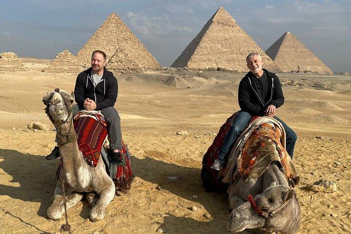 Giza pyramids, underground -tombs ,sphinx and Memphis museum