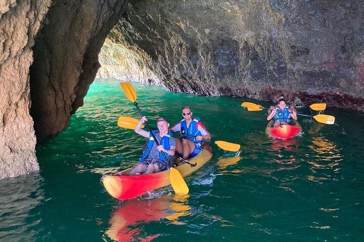 Albufeira Kayak Cave Tour – Hidden Beaches & Cliffs