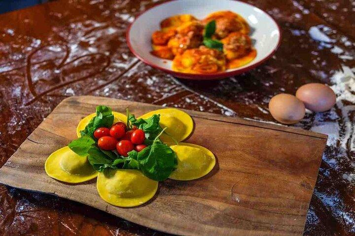 Ravioli & Tagliatelle Cooking Class at a Local's Home in Positano