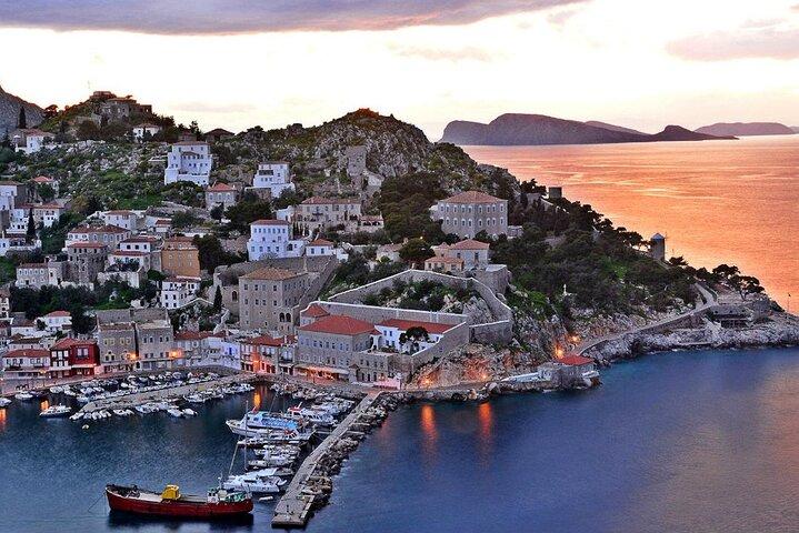 Hydra and Corinth Canal Private Tour from Athens