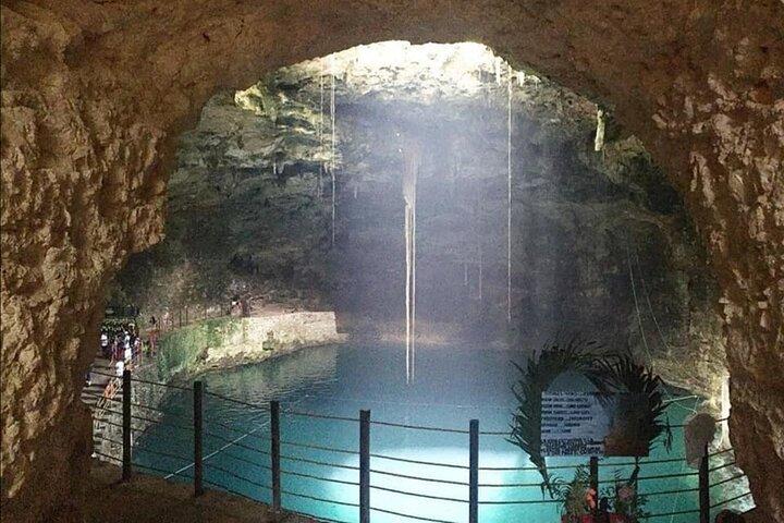 Cultural Tour! Ek Balam, Hubiku Swim & Valladolid from Cancun