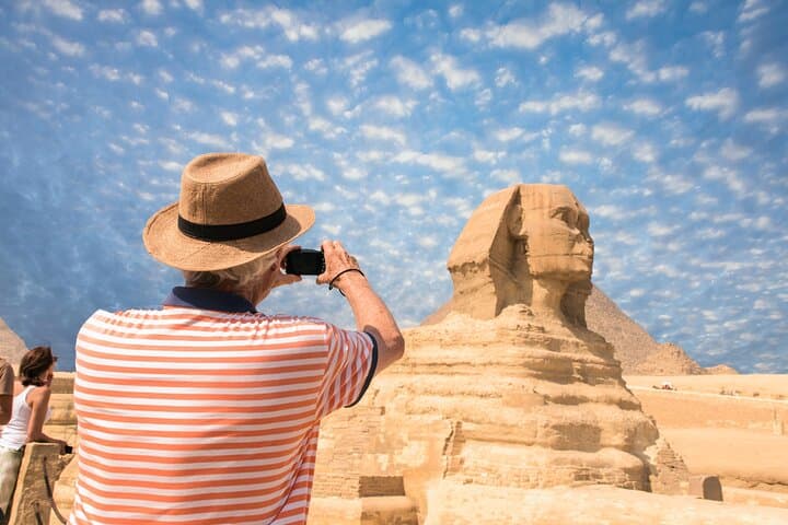 Cairo Guided Half-Day Tour of Giza Pyramids, Sphinx