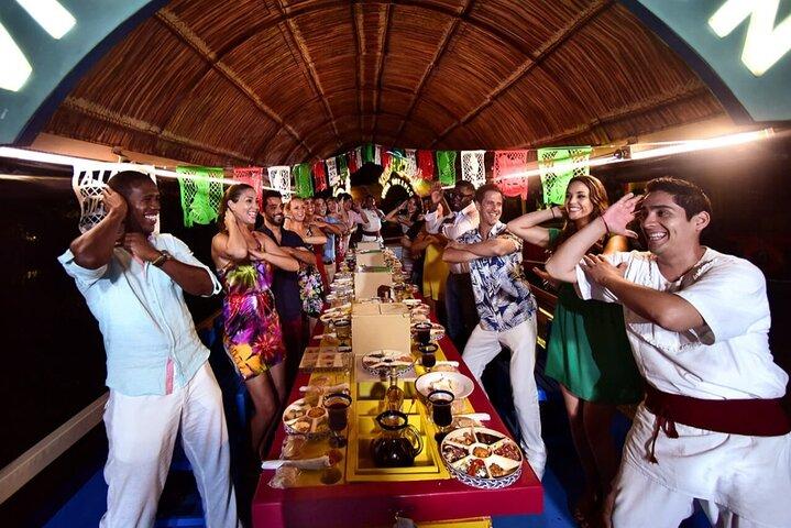 Mexican Night at Xoximilco with Transportation from Riviera Maya