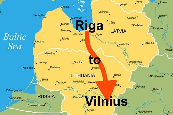 Riga to Vilnius - Sightseeing transfer