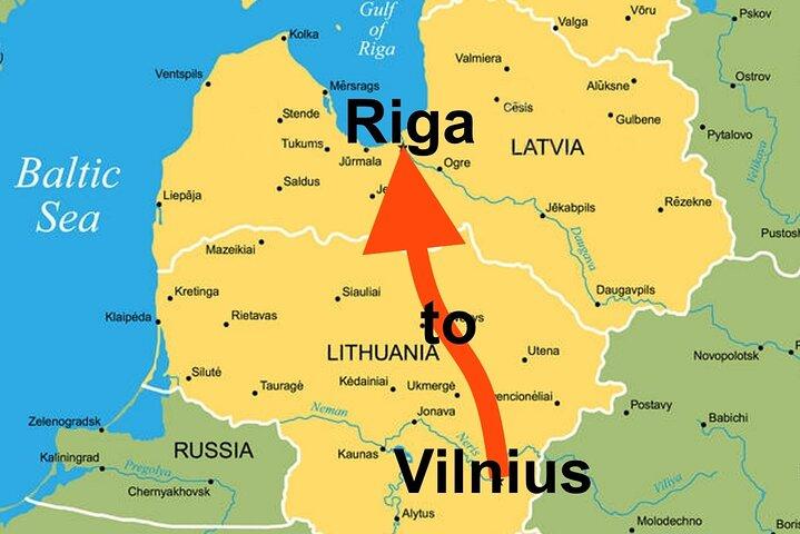 Vilnius to Riga - Sightseeing transfer