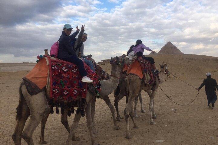 Private Half Day Tour Giza Pyramids ,Sphinx with Camel Ride