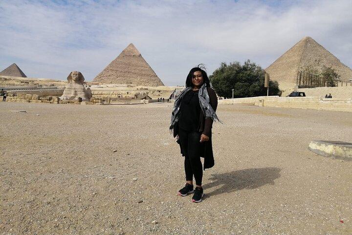 4-hours Giza Pyramids , sphinx Private Tour with Felucca Ride