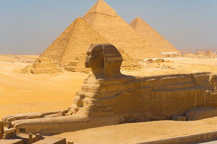 Half-Day Great Pyramid and Sphinx Tour with Camel Ride from Cairo