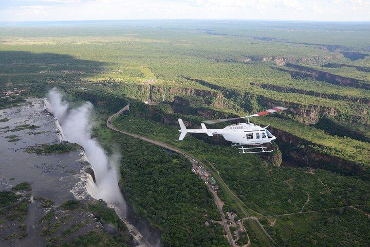 15 Minutes Flight Of The Angels Helicopter Flight Over Victoria Falls