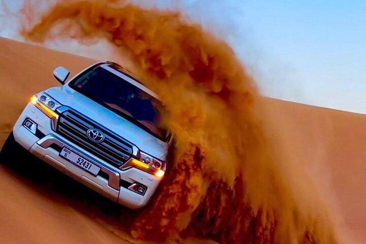 Desert Safari, Quad Bike, Camel Ride, W/BBQ Dinner & Sandboarding