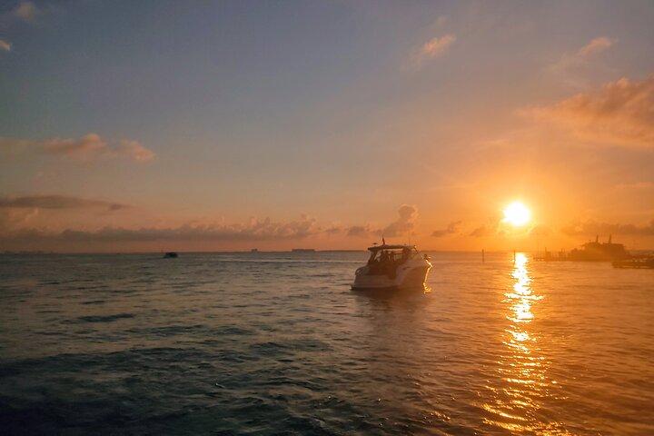 Sunset Catamaran to Isla Mujeres + Transportation from Cancún