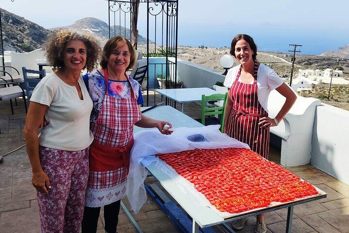 Cooking Class and Wine Tasting in Santorini