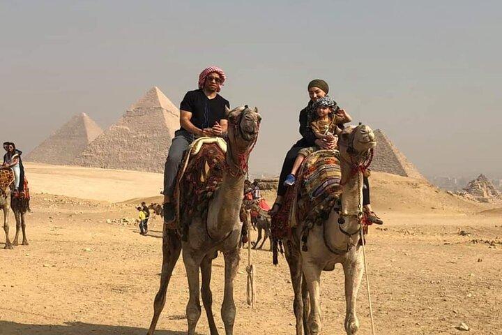 Tour to Pyramids of Giza sphinx with Camel ride