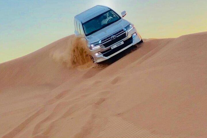 Premium Desert Safari in Dubai with Camel Ride and BBQ
