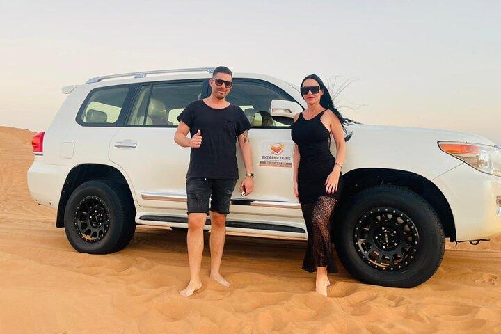 Premium Desert Safari in Dubai with Camel Ride and BBQ