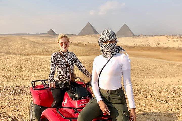 Camel Ride & ATV Quad Bike Around Giza pyramids Sahara and Lunch