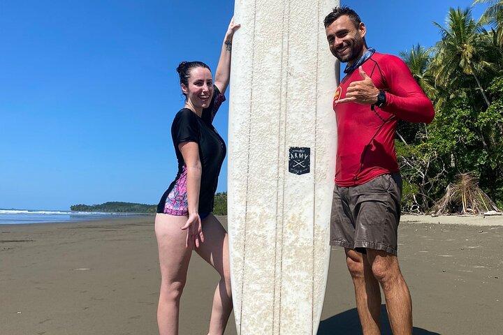 2-Hour Guided Surf Lesson in Playa Chaman Uvita Costa Rica