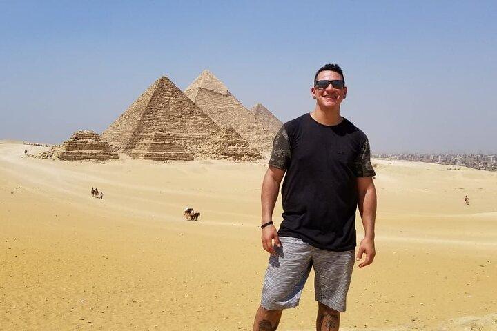 The Great Giza and Saqqara Pyramids Day Tour with Private Egyptology Guide