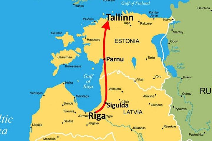 Riga to Tallinn - Sightseeing transfer