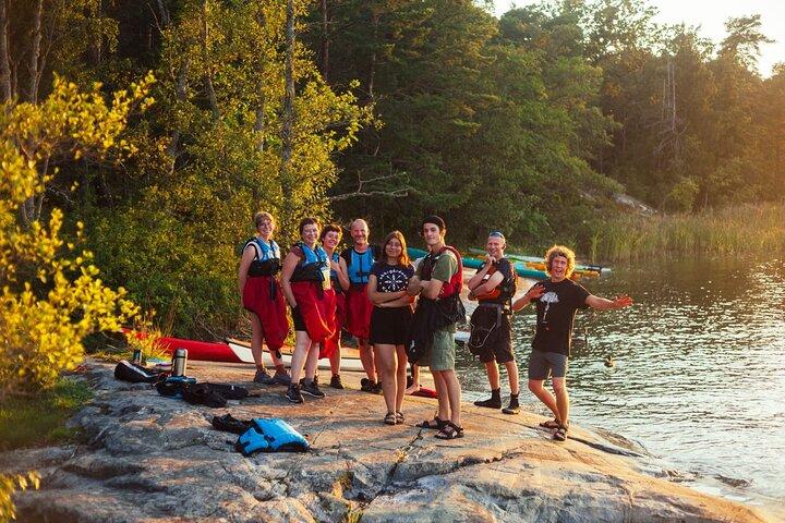 Stockholm: Kayaking tour around Vaxholm Archipelago with Fika