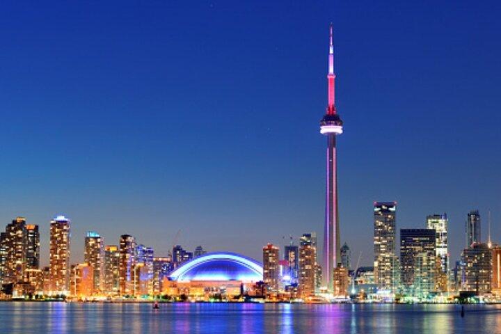 Toronto Premium Night Driving Tour with Harbour Boat Cruise