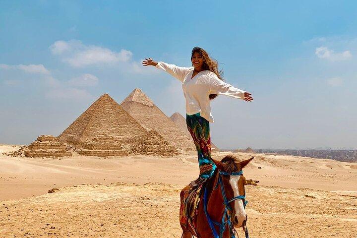 Day Tour to Pyramids And The Grand Egyptian Museum from Cairo