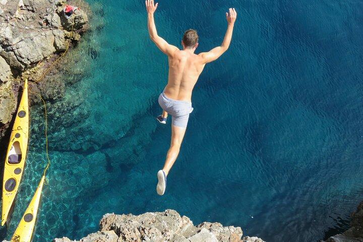 Sea Kayaking and Snorkeling to Green Cave on Sipan island from Lopud